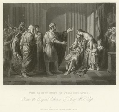 Le Banishment de Cleombrotus - Benjamin West
